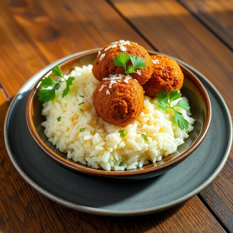 Kruidige Falafel met Kokosrijst