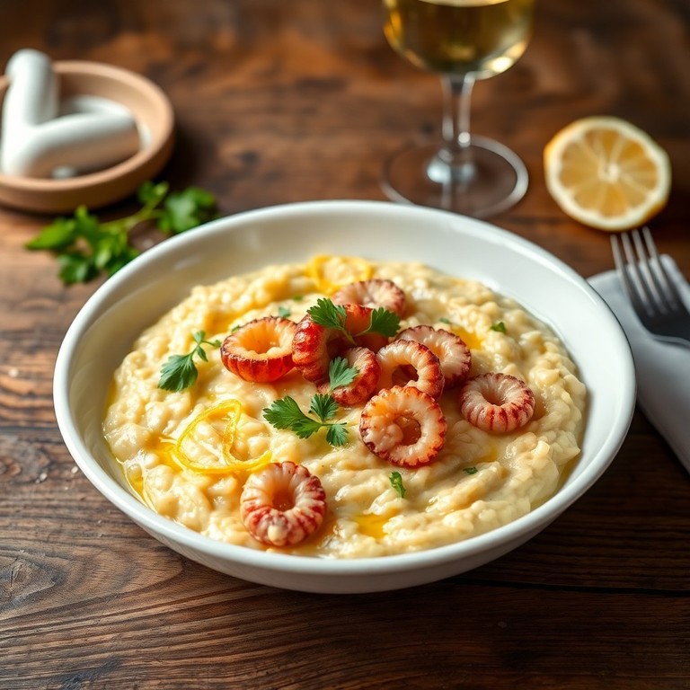 Risotto de Pulpo y Limón al Estilo Italiano