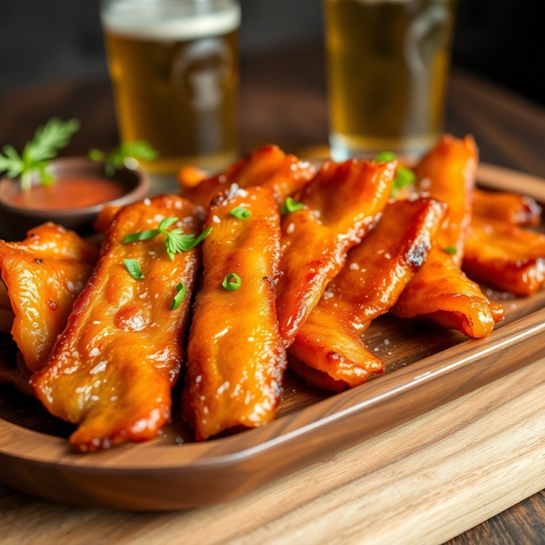 Tiras Crocantes de Toucinho na Fritadeira de Ar Quente