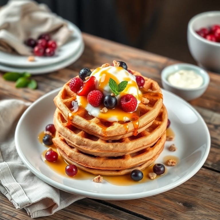 Energieke Havermoutwafels met Griekse Yoghurt