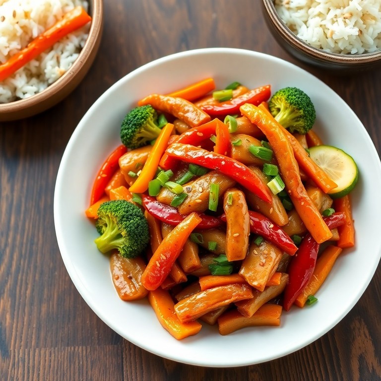 Seitan Stir-Fry with Vegetables