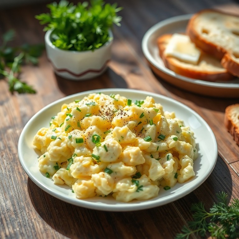Classic Scrambled Eggs with Herbs