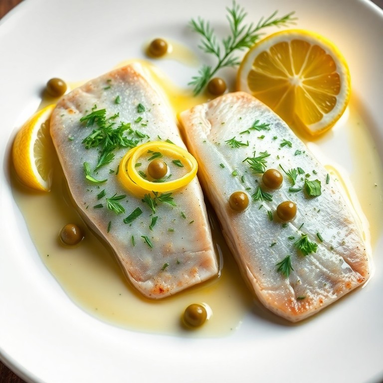 Forellenfilet à la Bandäne mit Kapern und Kräutern
