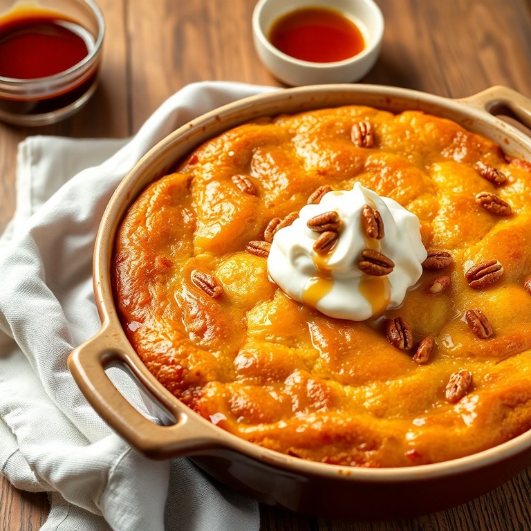 Vegan Caramel Bread Pudding