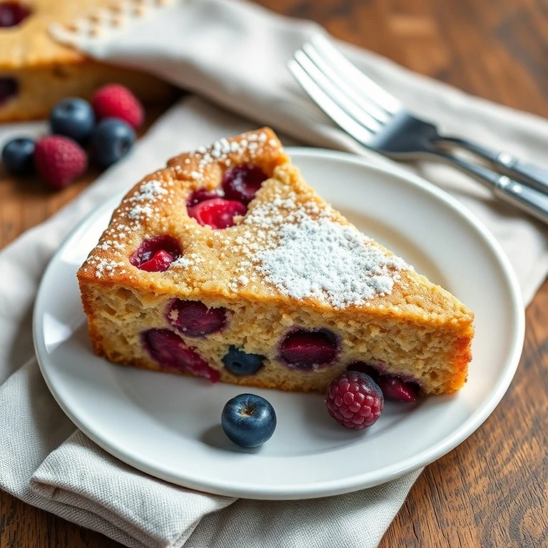 Beeren-Hasselnuss-Kuchen