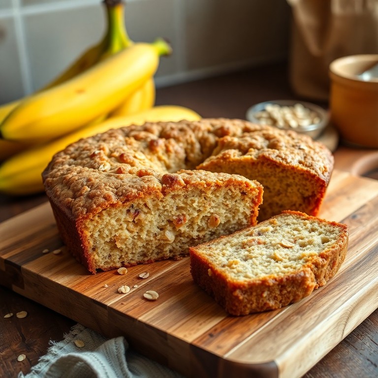 Bolo de Banana e Aveia sem açúcar