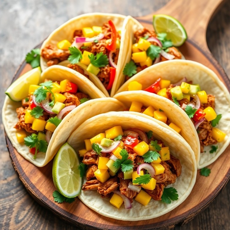 Pulled Chicken Taco's met Avocado en Koriander