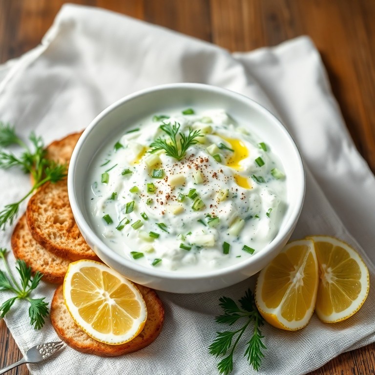 Salade de concombre au yaourt à la méditerranéenne