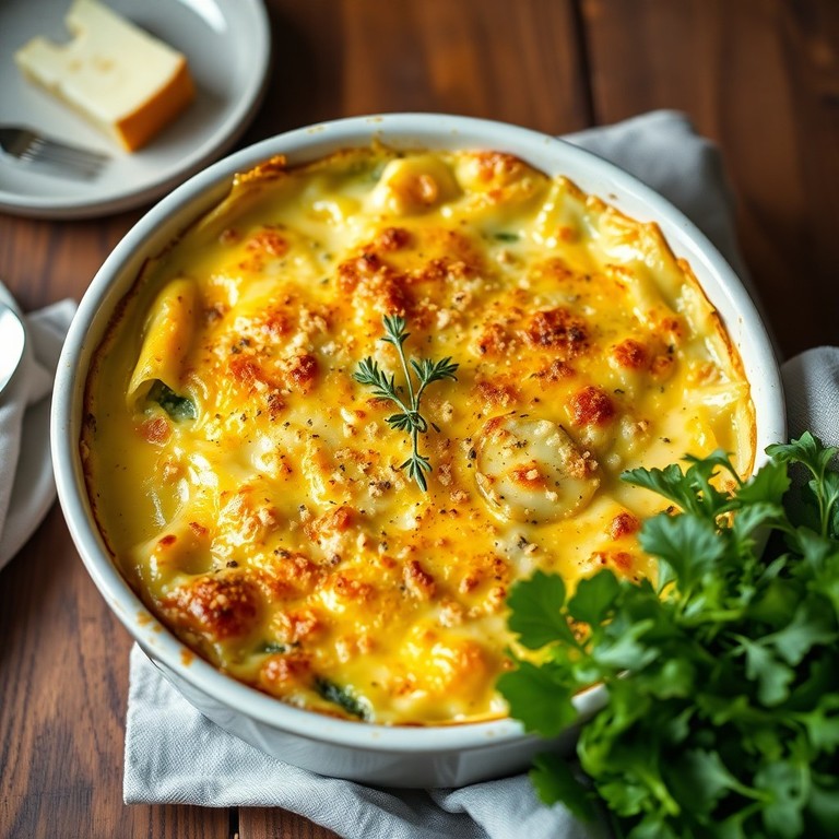 Gratin de Maroilles et Courgettes