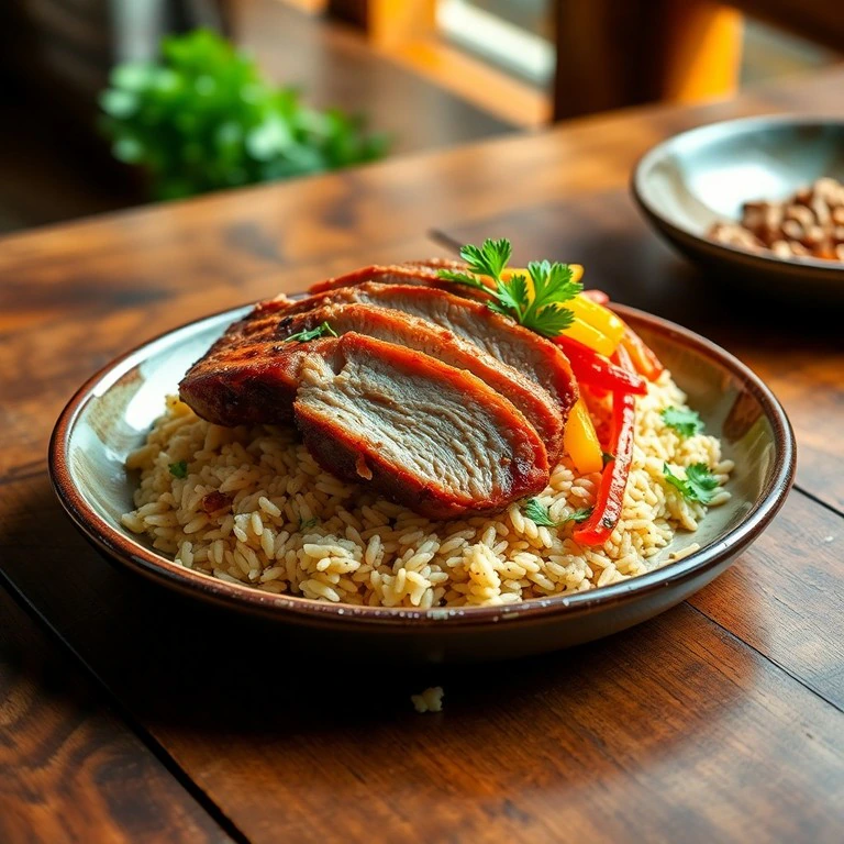 Barra de Porco Assada com Aromáticos de Círculo - Mr. Cook