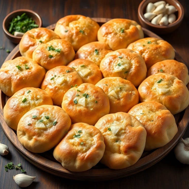 Semitas Saladas con Ajo y Hierbas