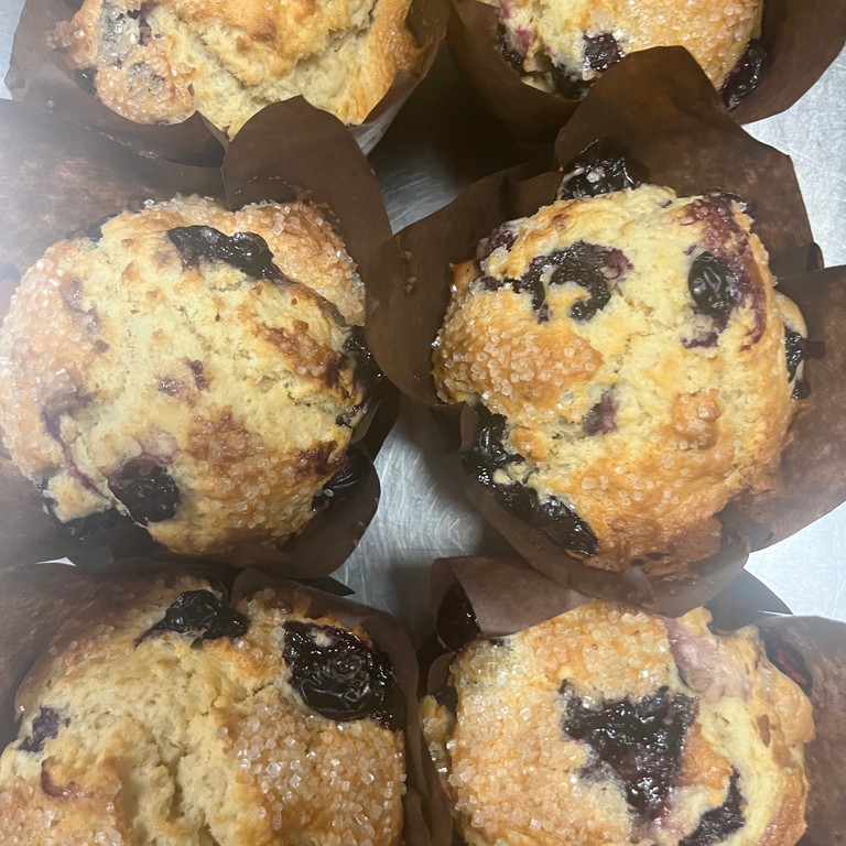 blueberry muffins