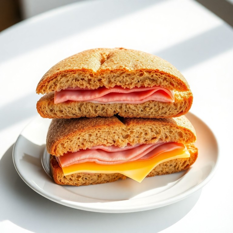 Klassiek Volkoren Ham en Kaas Sandwich