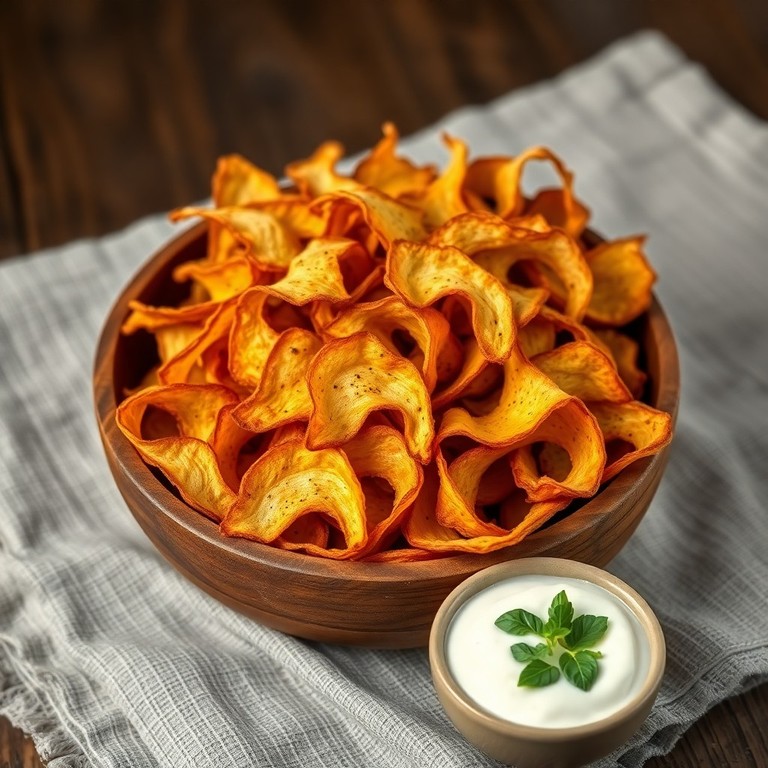 Roasted Taro Root Chips