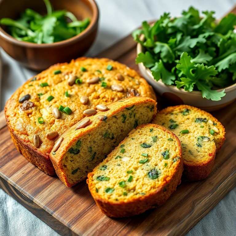 Cake salé végan et sans gluten aux courgettes et herbes fraîches
