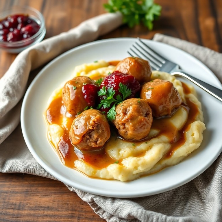 Svensk Husmanskost med Köttbullar