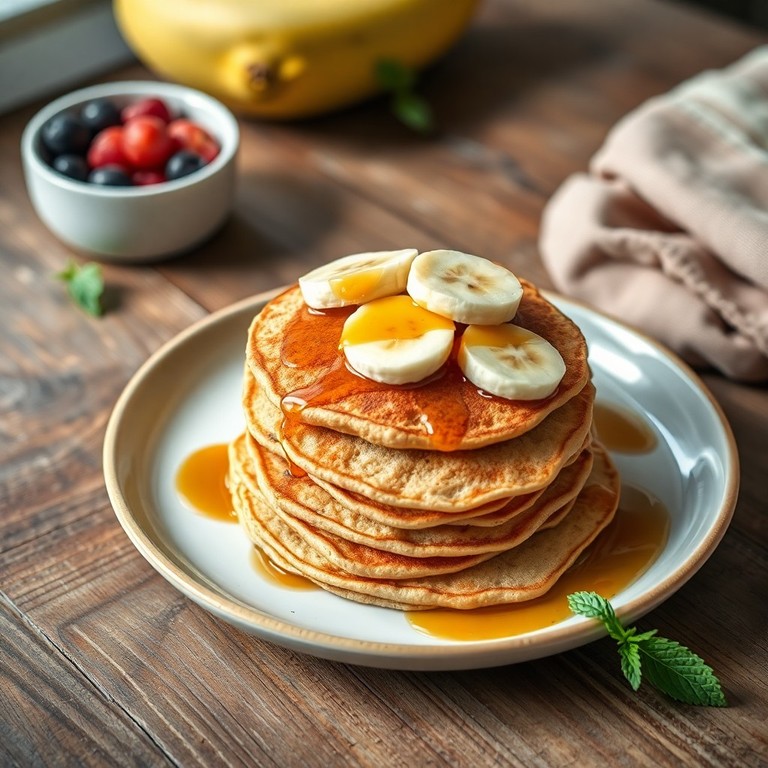 Tortitas de Plátano y Espelta al Estilo Vegano