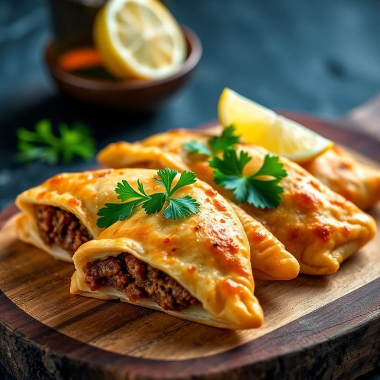 Esfirra de Carne ao Estilo Árabe Sem Glúten e Sem Lactose