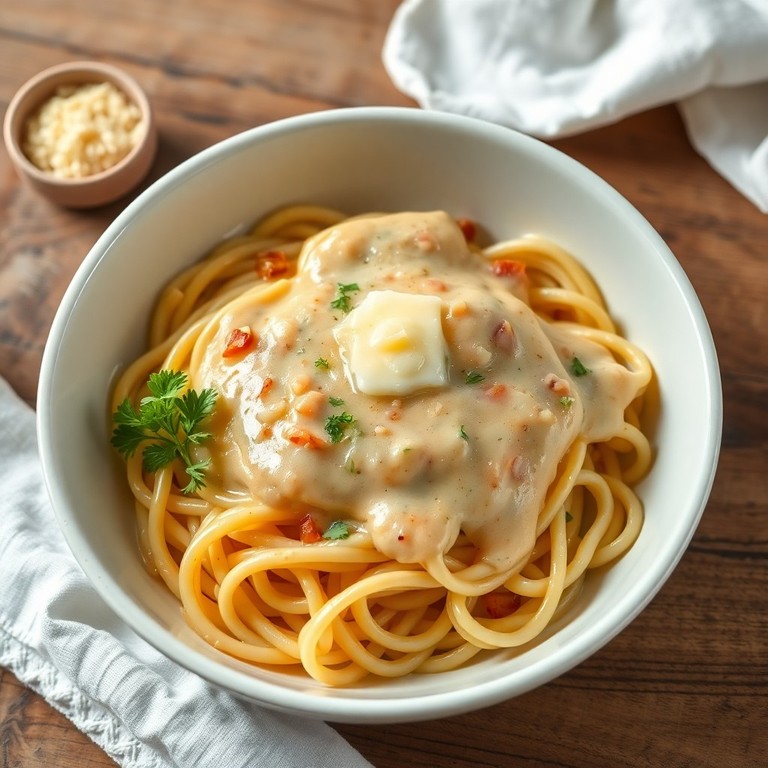 Cremige Butter-Zwiebel-Knoblauch-Sauce