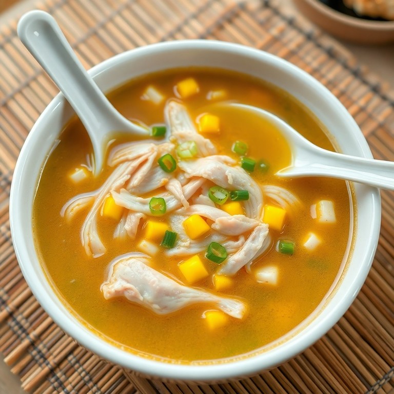 Classic Chinese Chicken and Corn Soup