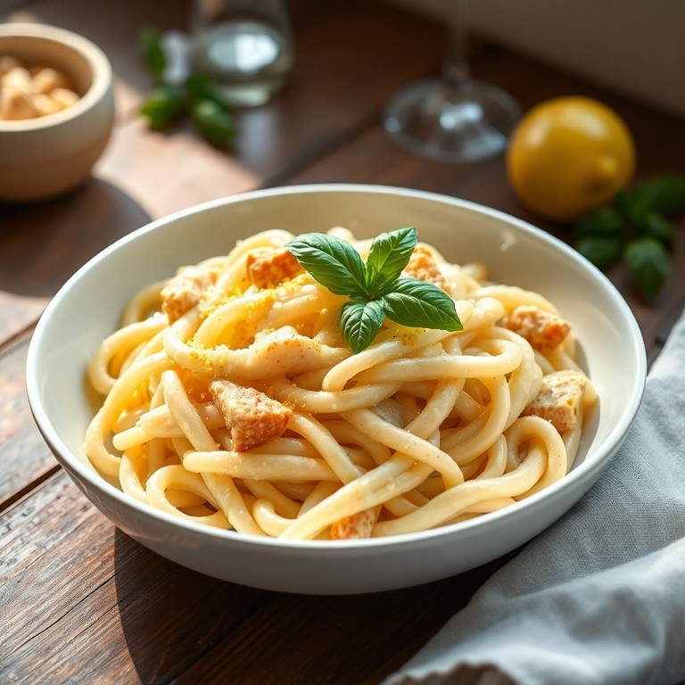 Pasta in Salsa di Pane Raffermo e Limone