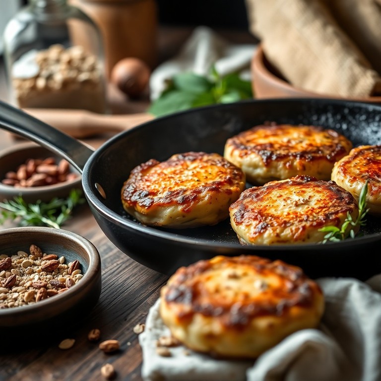 Veganes Kartoffel-Hafergrütze-Knipp