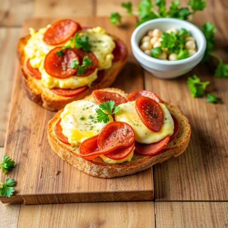 Mediterranes Käse-Salami-Bauernbrot