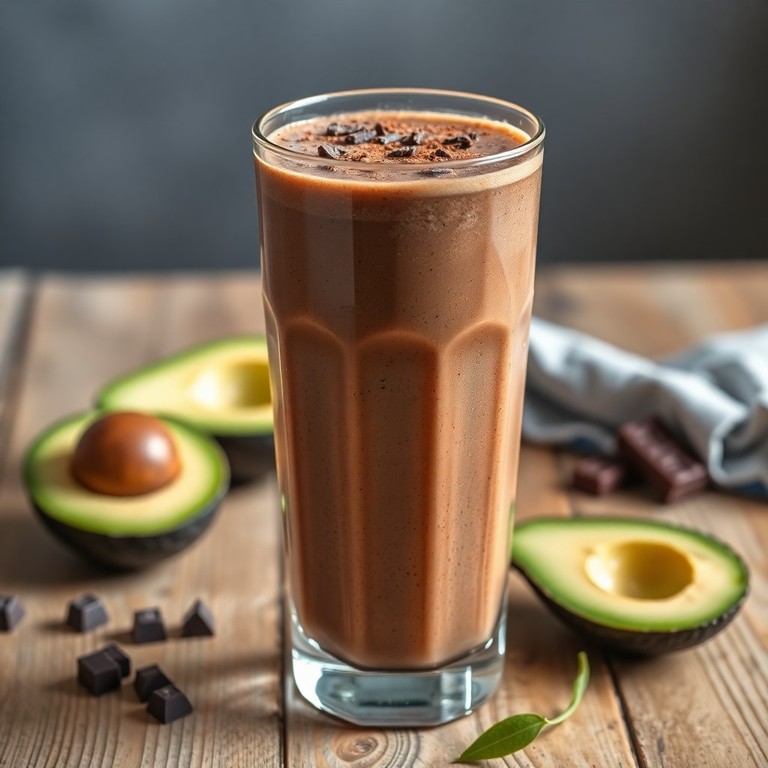 Smoothie Proteico al Cioccolato e Avocado