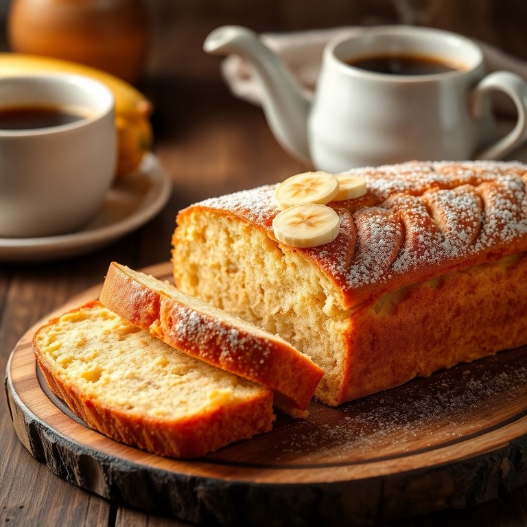 Bolo de Banana com Trigo e Ovo