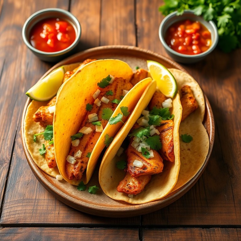 Tacos de Pollo a la Parrilla