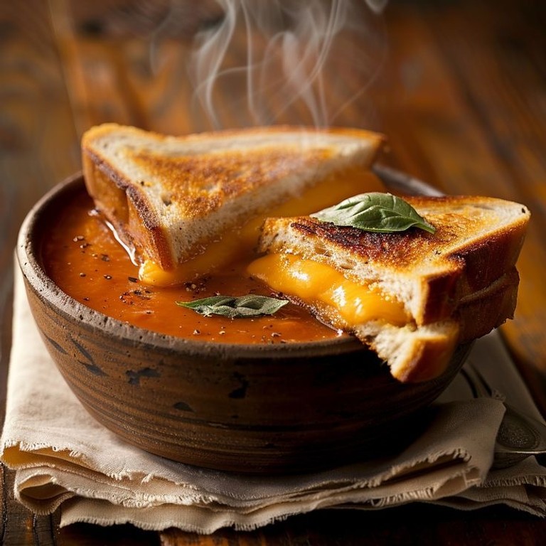 Grilled Cheese & Tomato Soup