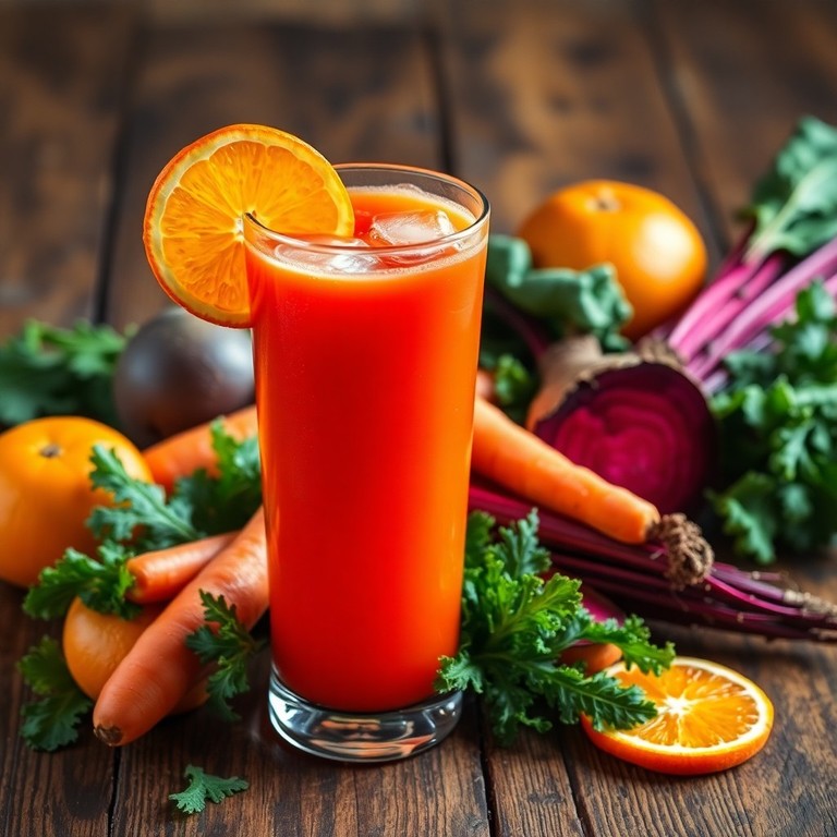Suco Vitalidade de Laranja, Cenoura e Beterraba