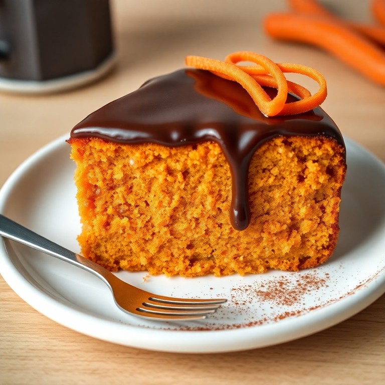 Bolo de Cenoura com Cobertura de Chocolate