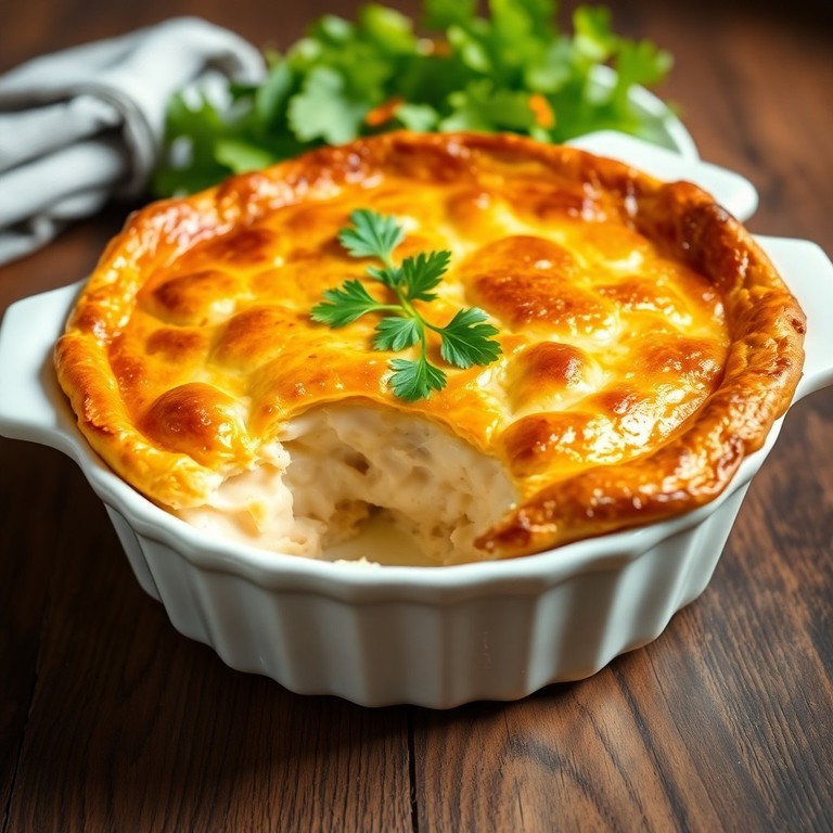 Suflê de Frango e Couve-Flor Macio e Suculento