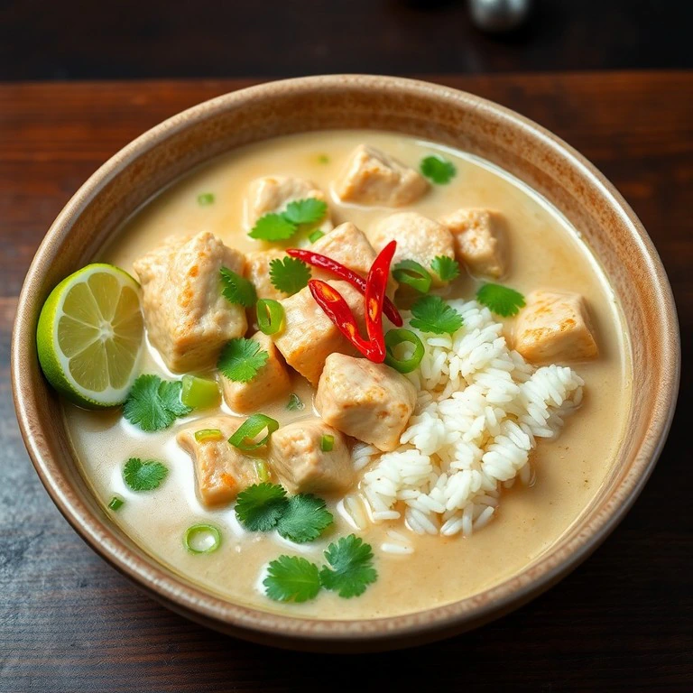 Asiatischer Hähnchen-Reis Eintopf