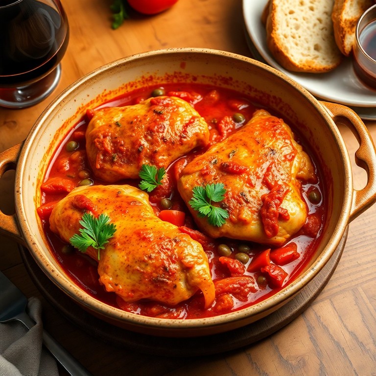 Classic Chicken Cacciatore