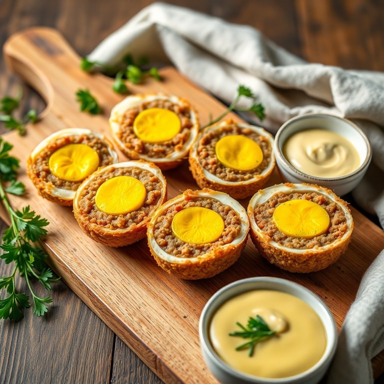 Verfijnde Scotch Eier met Zachte Kruiden