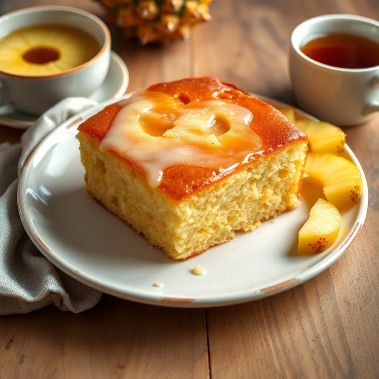 Bizcocho de Piña y Vainilla