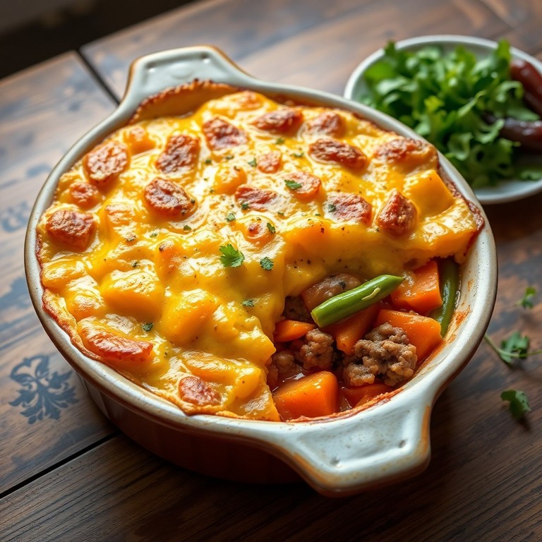 Gratin de Steak Haché et Légumes