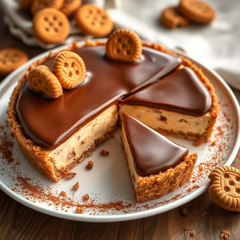 Tarte Croquante aux Speculoos et Chocolat