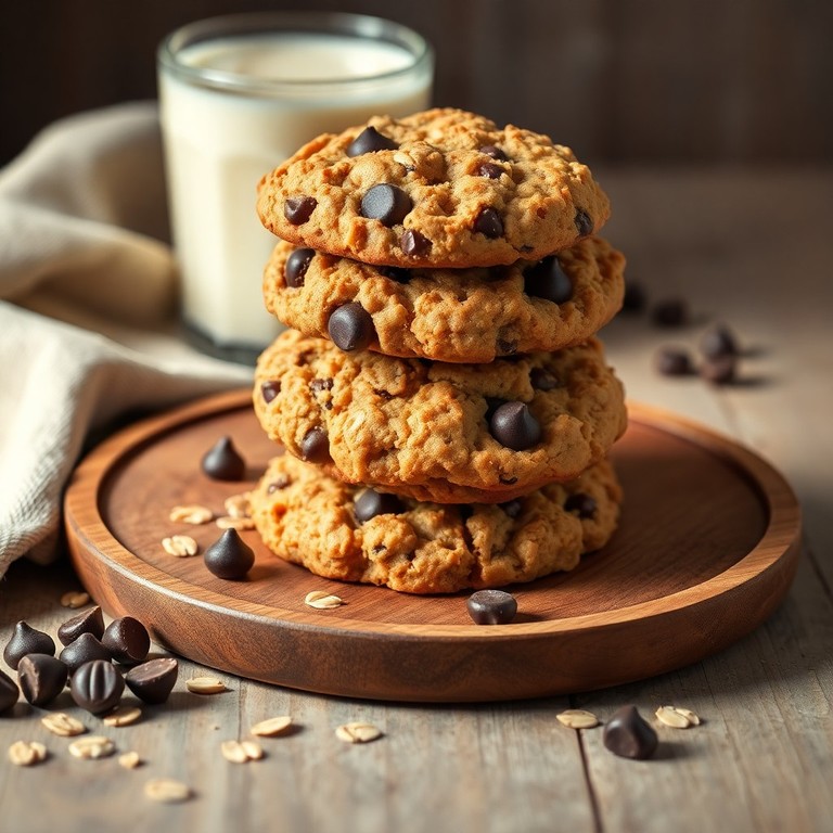 Galletas Integrales de Avena y Chocolate