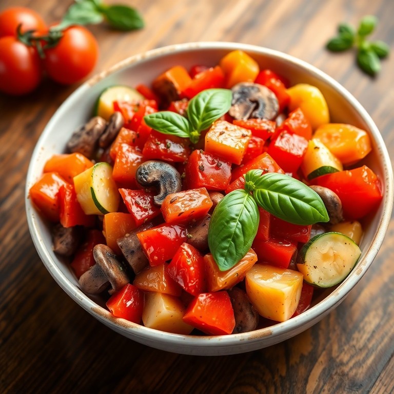 Salteado Rápido de Tomate y Verduras en Una Olla