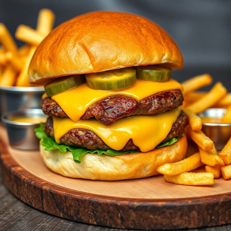 Hambúrguer Clássico ao Estilo Americana