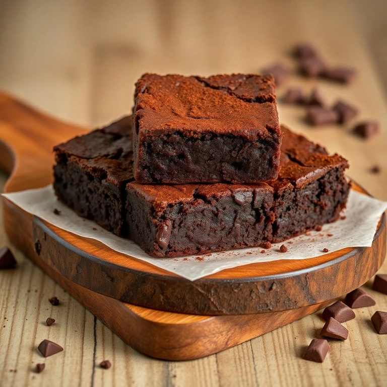 Brownie de Chocolate Rústico - Mr. Cook