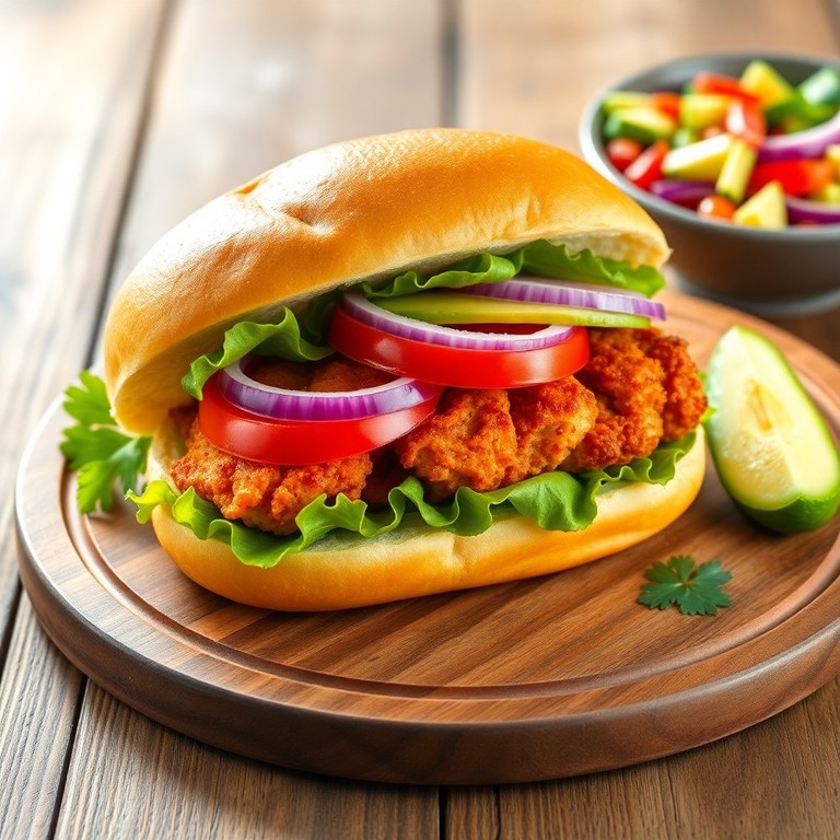 Sándwich de Pollo a la Criolla