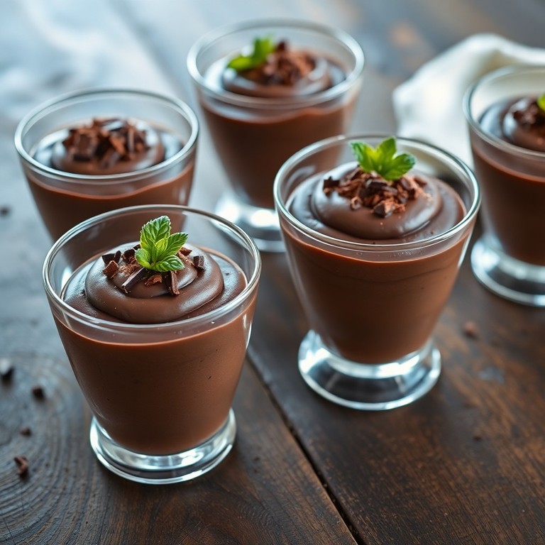 Mousse Clássica de Chocolate com Natas