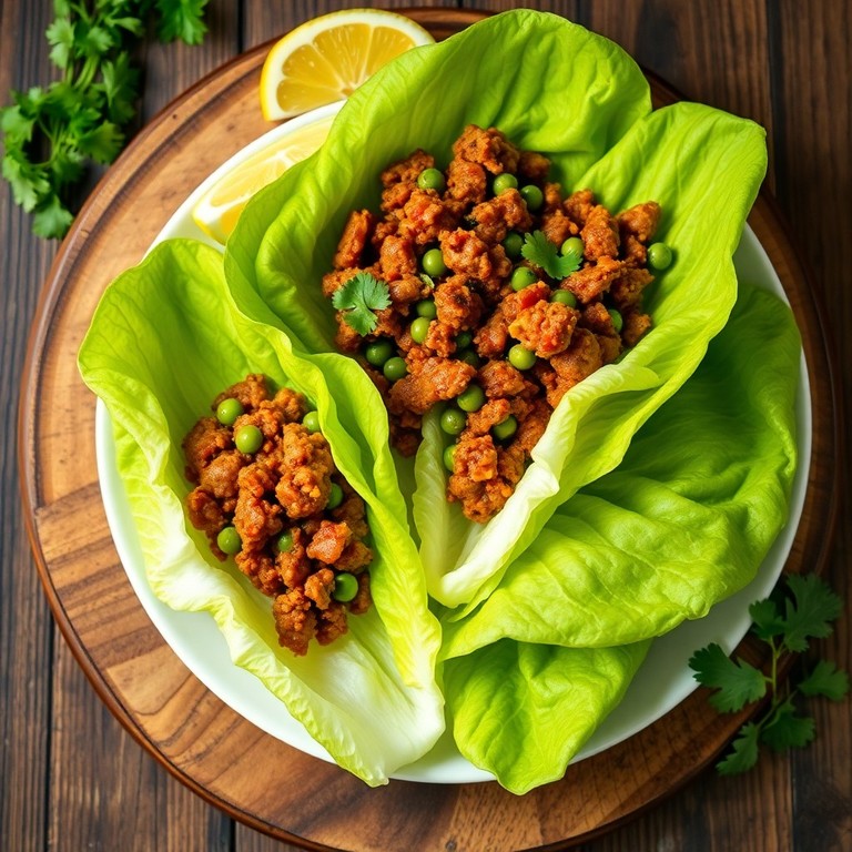 Mutton Keema Lettuce Wraps