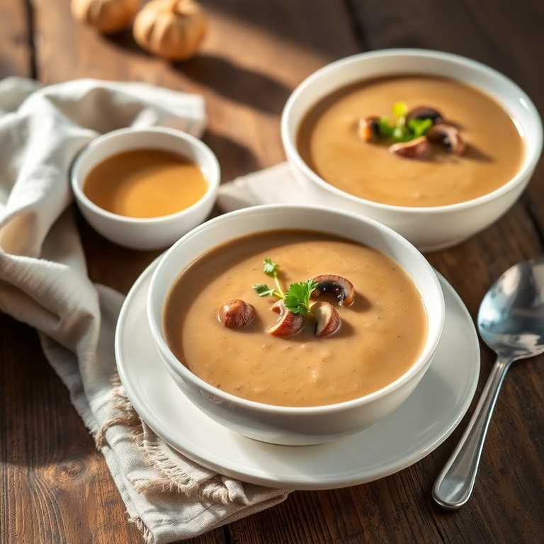 Velouté de Châtaignes et Champignons