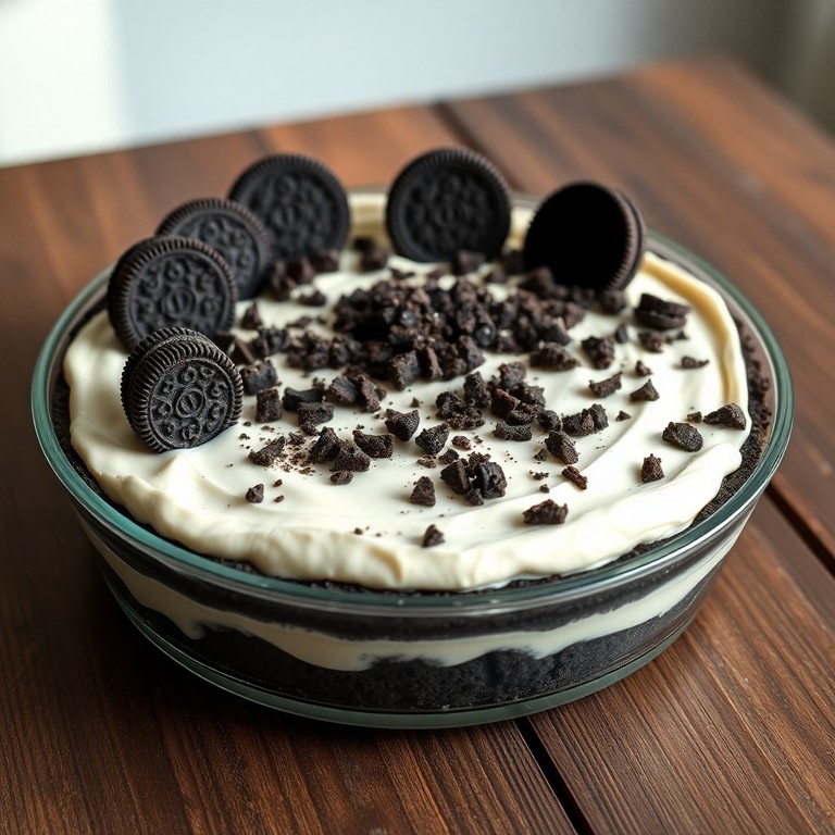 Tarta de Oreo y Crema de Leche