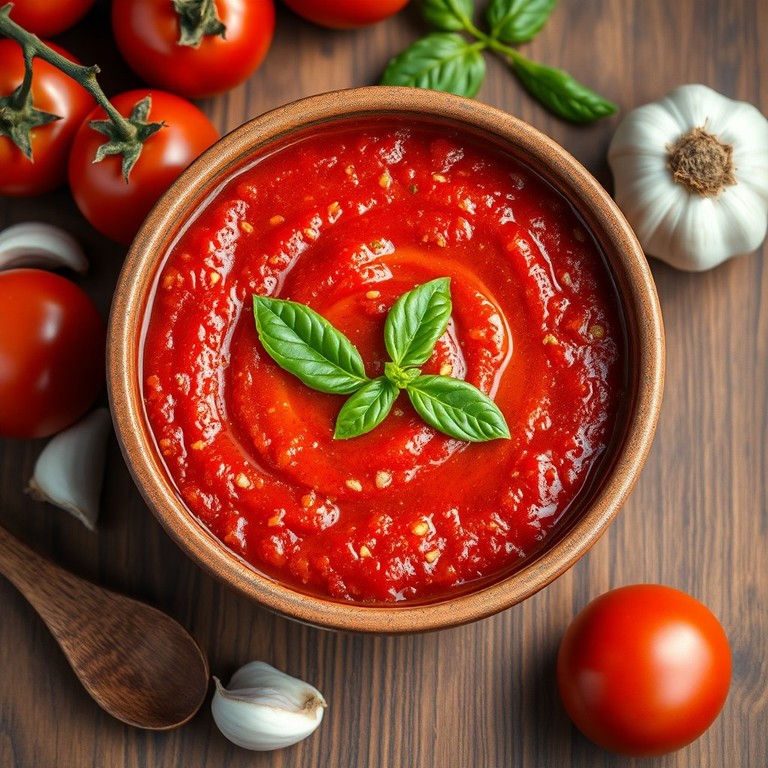 Homestyle Tomato-Garlic Pizza Sauce